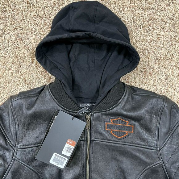 Harley-Davidson® Women's Miss Enthusiast 2.0 Leather 3-in-1 Jacket, Size Large - Picture 6 of 16